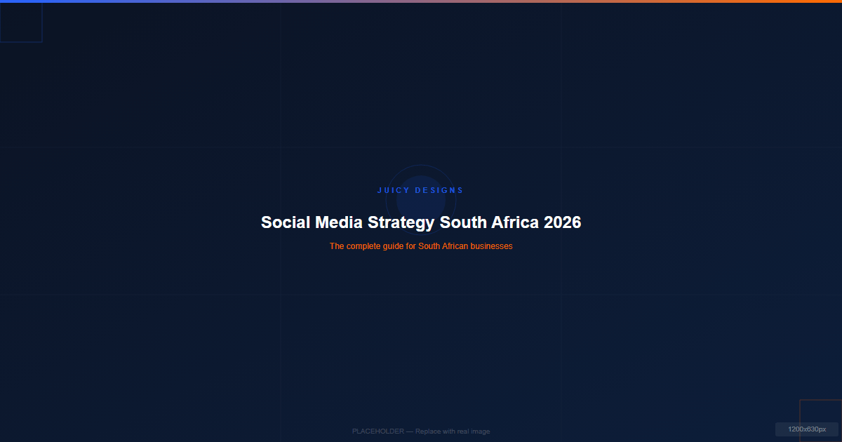 Social media strategy South Africa 2026